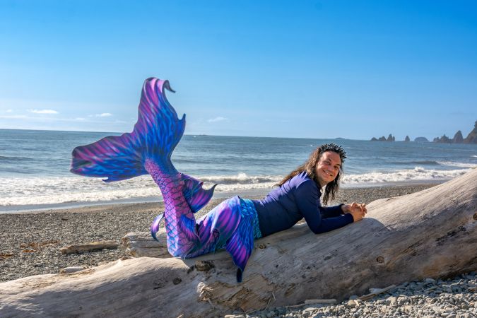 Mermaiding in Olympic Nat. Park